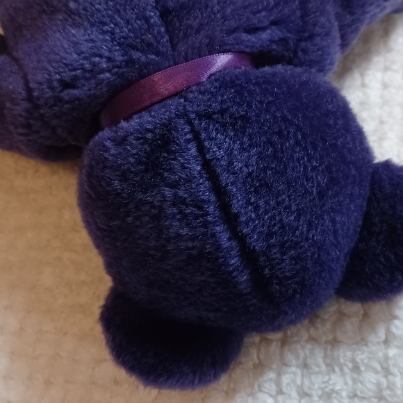 Ty Beanie Baby Princess Diana Bear 1997 rare purple retired white rose teddy - Picture 6 of 14